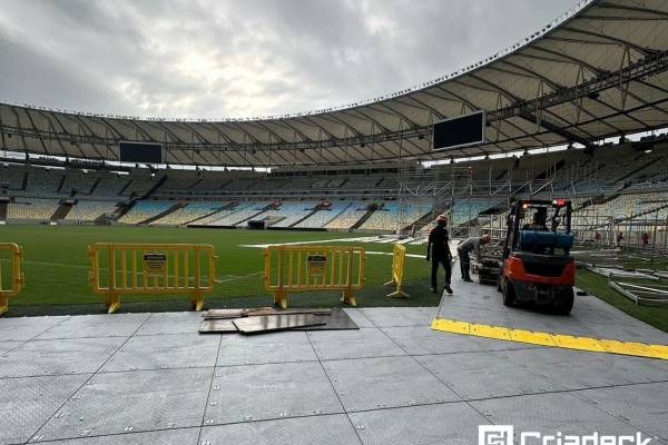 Piso Criadeck Ultra no Paul McCartney - Got Back 2023: Inovação e Segurança no Maracanã.